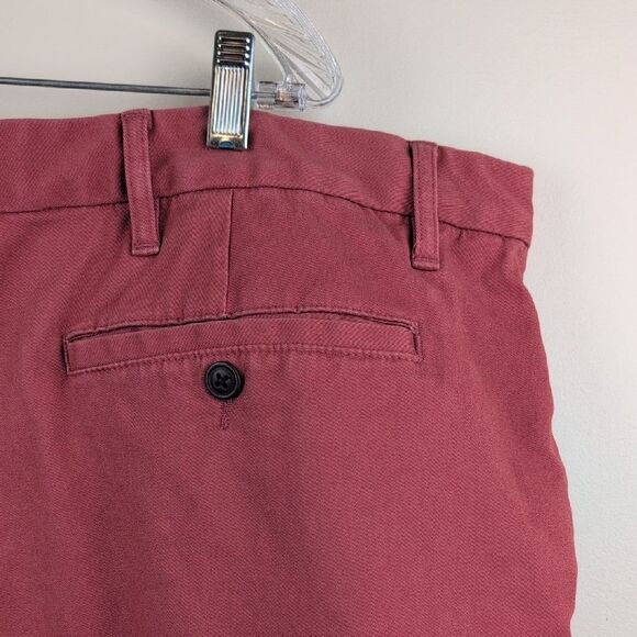 Lands End Men's Traditional Fit Casual Nantucket Red Cotton Shorts Size 44 - Picture 8 of 10